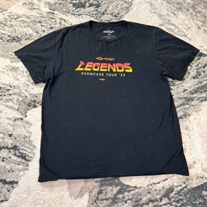 Shock Doctor T Shirt Mens Large Black Legends Showcase Tour 2023 Graphic Y2K Vtg